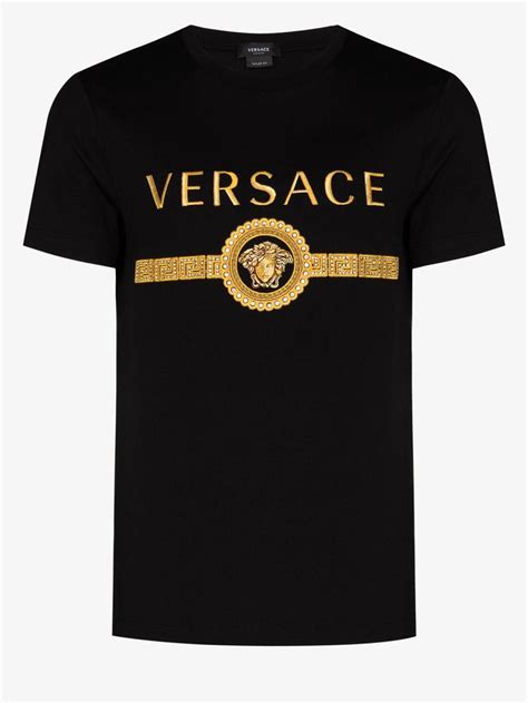 versace logo shirts|Versace graphic tee.